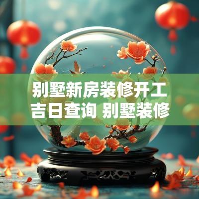 别墅新房装修开工吉日查询 别墅装修样板房