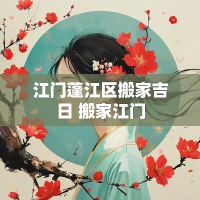 江门蓬江区搬家吉日 搬家江门