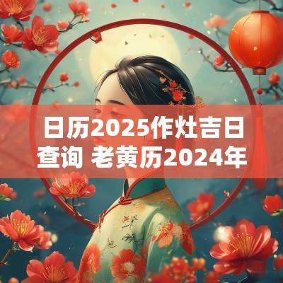 日历2025作灶吉日查询 老黄历2025年作灶吉日查询