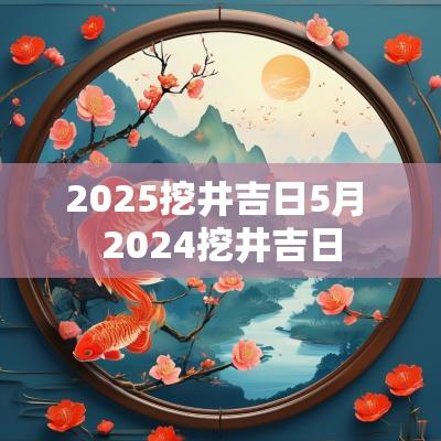 2025挖井吉日5月 2025挖井吉日