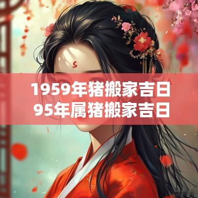 1959年猪搬家吉日 95年属猪搬家吉日