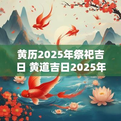 黄历2025年祭祀吉日 黄道吉日2025年老黄历