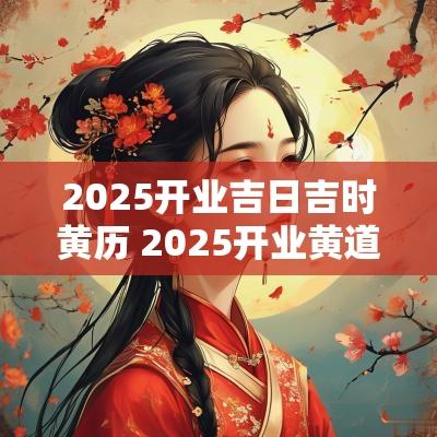 2025开业吉日吉时黄历 2025开业黄道吉日