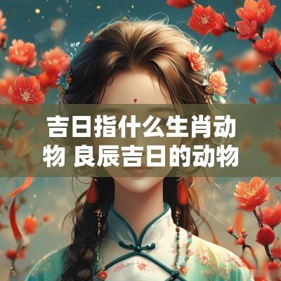 吉日指什么生肖动物 良辰吉日的动物是什么生肖