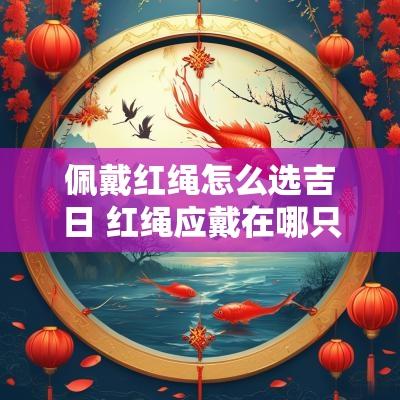 佩戴红绳怎么选吉日 红绳应戴在哪只手