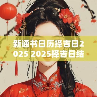 新通书日历择吉日2025 2025择吉日结婚日历