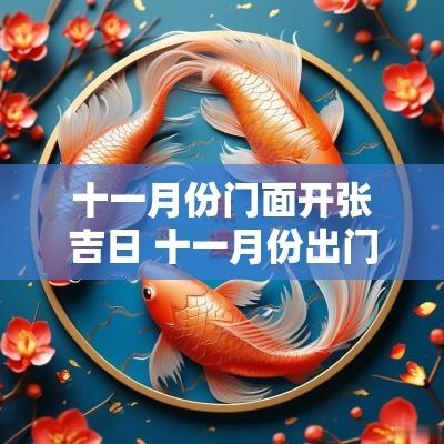 十一月份门面开张吉日 十一月份出门的黄道吉日