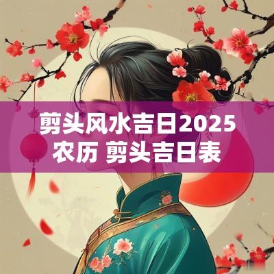 剪头风水吉日2025农历 剪头吉日表