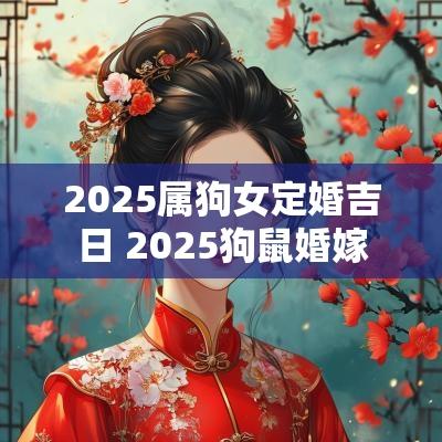 2025属狗女定婚吉日 2025狗鼠婚嫁