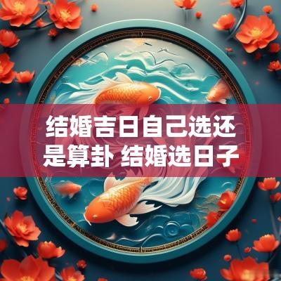 结婚吉日自己选还是算卦 结婚选日子是按农历还是阳历