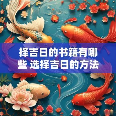 择吉日的书籍有哪些 选择吉日的方法的书籍