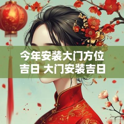 今年安装大门方位吉日 大门安装吉日查询