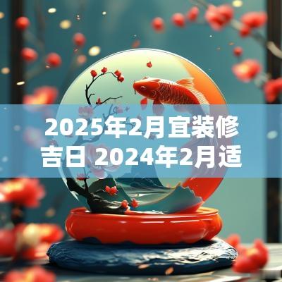 2025年2月宜装修吉日 2025年2月适合装修的最佳时间
