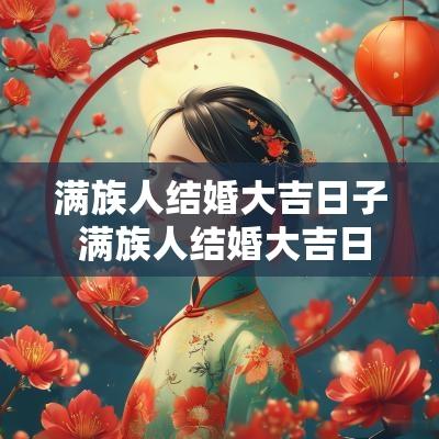 满族人结婚大吉日子 满族人结婚大吉日子怎么算