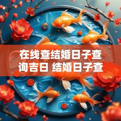 在线查结婚日子查询吉日 结婚日子查询软件在线