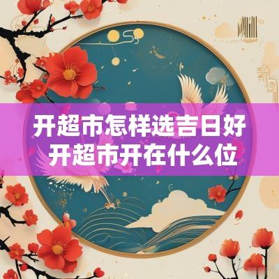 开超市怎样选吉日好 开超市开在什么位置最好