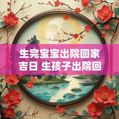 生完宝宝出院回家吉日 生孩子出院回家吉日