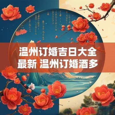 温州订婚吉日大全最新 温州订婚酒多少钱一桌