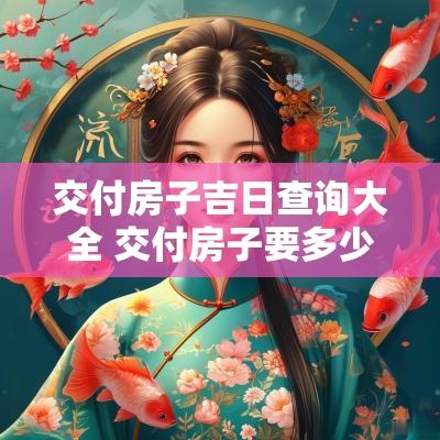 交付房子吉日查询大全 交付房子要多少钱