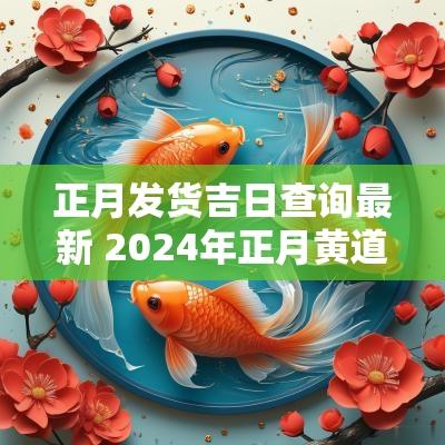 正月发货吉日查询最新 2025年正月黄道吉日查询