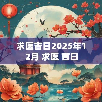 求医吉日2025年12月 求医 吉日