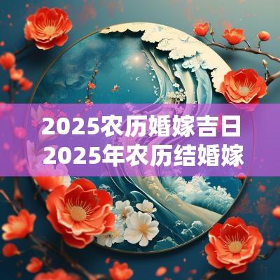 2025农历婚嫁吉日 2025年农历结婚嫁娶择日大全 2025农历婚嫁吉日 2025年农历结婚嫁娶择日大全