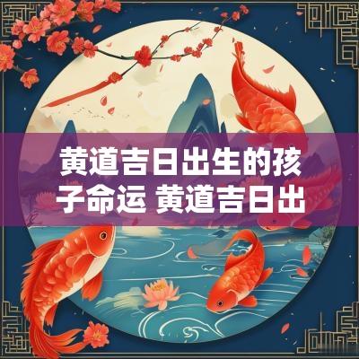 黄道吉日出生的孩子命运 黄道吉日出生的宝宝命好