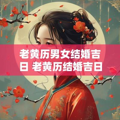 老黄历男女结婚吉日 老黄历结婚吉日