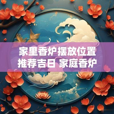 家里香炉摆放位置推荐吉日 家庭香炉摆放有什么讲究
