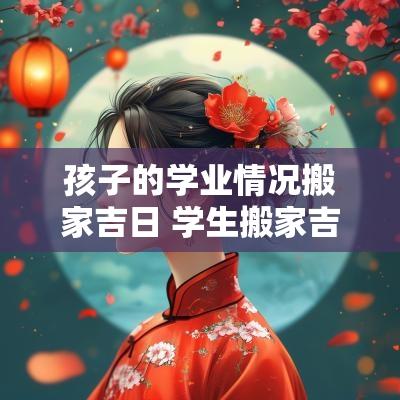 孩子的学业情况搬家吉日 学生搬家吉日吉时有讲究吗
