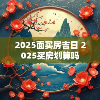 2025面买房吉日 2025买房划算吗