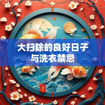 大扫除的良好日子与洗衣禁忌
