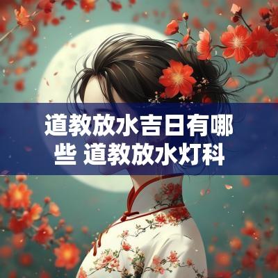 道教放水吉日有哪些 道教放水灯科