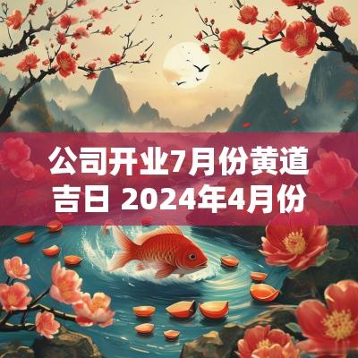 公司开业7月份黄道吉日 2025年4月份公司开业黄道吉日查询