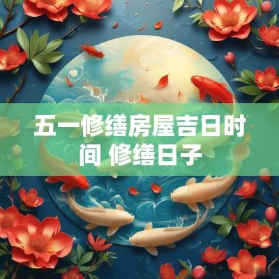 五一修缮房屋吉日时间 修缮日子