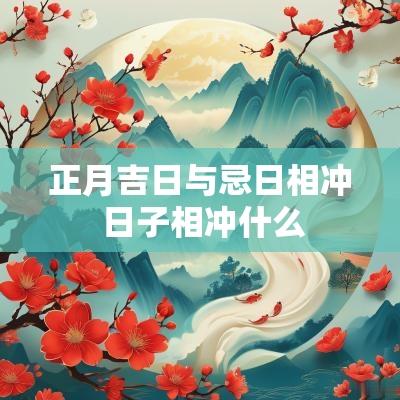 正月吉日与忌日相冲 日子相冲什么