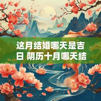 这月结婚哪天是吉日 阴历十月哪天结婚吉日