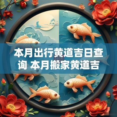 本月出行黄道吉日查询 本月搬家黄道吉日查询