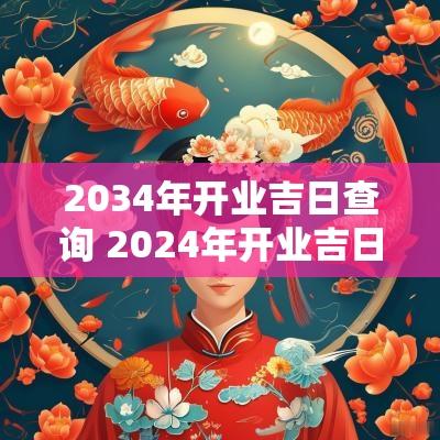 2034年开业吉日查询 2025年开业吉日