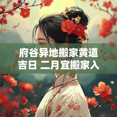 府谷异地搬家黄道吉日 二月宜搬家入宅的黄道吉日