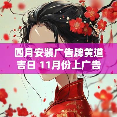 四月安装广告牌黄道吉日 11月份上广告牌黄道吉日