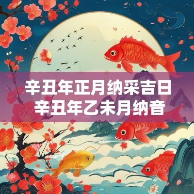 辛丑年正月纳采吉日 辛丑年乙未月纳音五行