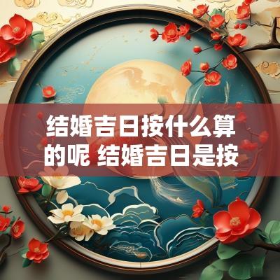 结婚吉日按什么算的呢 结婚吉日是按照属相还是生辰