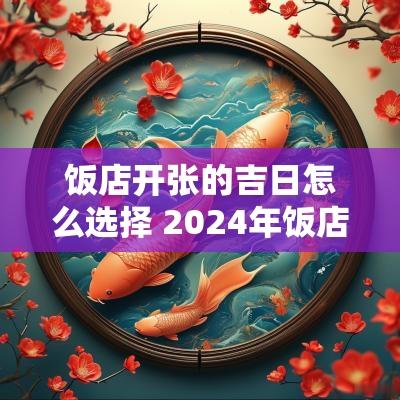 饭店开张的吉日怎么选择 2025年饭店开业吉日吉时查询