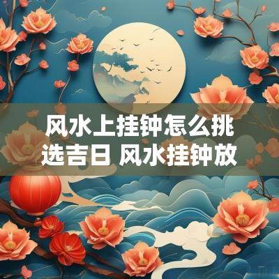 风水上挂钟怎么挑选吉日 风水挂钟放在家里哪个位置好