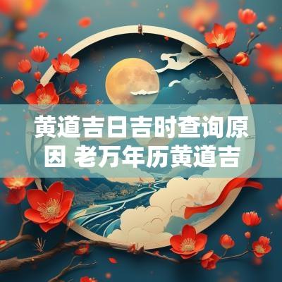 黄道吉日吉时查询原因 老万年历黄道吉日吉时
