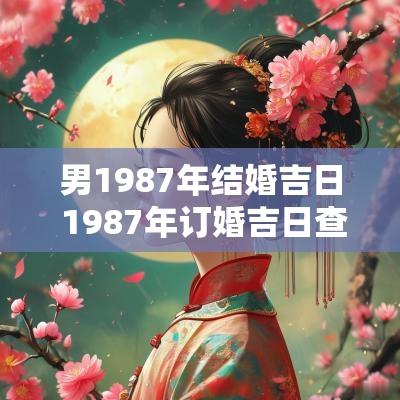 男1987年结婚吉日 1987年订婚吉日查询