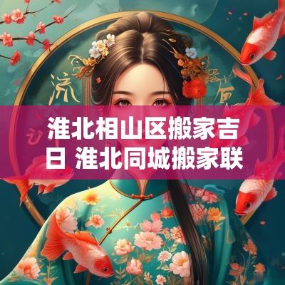 淮北相山区搬家吉日 淮北同城搬家联系方式