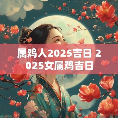 属鸡人2025吉日 2025女属鸡吉日