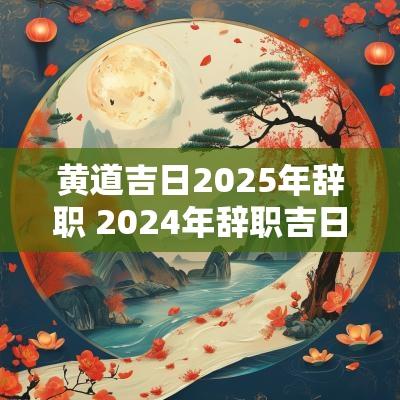 黄道吉日2025年辞职 2025年辞职吉日一览表